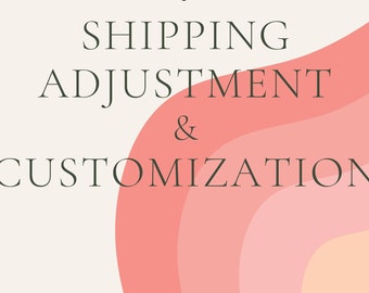 Resend · Shipping Adjustment · Customization Fee · Reship Fee Listing RUSH MY ORDER