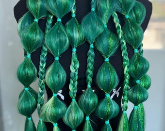 Snake - Tie-In Braid Extensions (Bubble Braids) - Tinsel