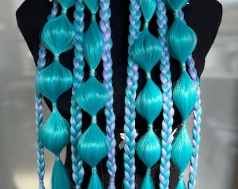 Feather - Tie-In Braid Extensions (Bubble Braids)