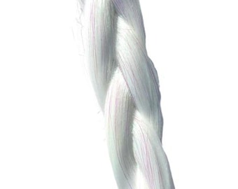 White  - Tinsel Braiding Hair