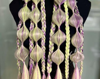 Venus - Tie-In Braid Extensions (Bubble Braids) - Tinsel