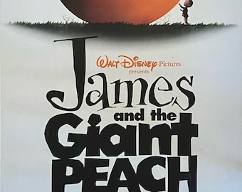 Manifesto originale del film James e la pesca gigante "A" del 1996