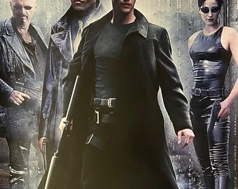 Manifesto del film MATRIX del 1999, in anteprima, NM