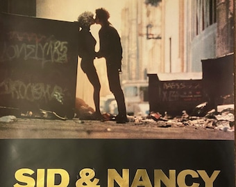 Manifesto originale del film SID & NANCY del 1986 - Sex Pistols, Sid Vicious, Punk Rock, Gary Oldman
