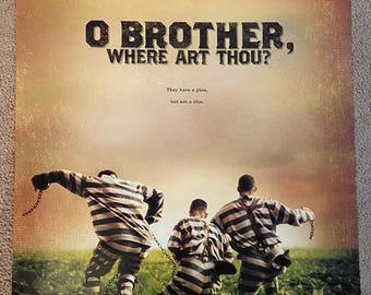 2001 Fratello, dove sei? Poster cinematografico - Fronte-retro