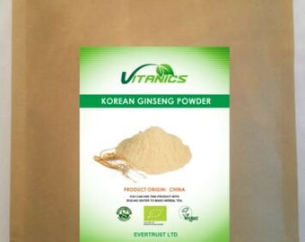 Poudre De Ginseng Panax Bio EverTrust - Naturel, Qualité Alimentaire, Sans Sucre