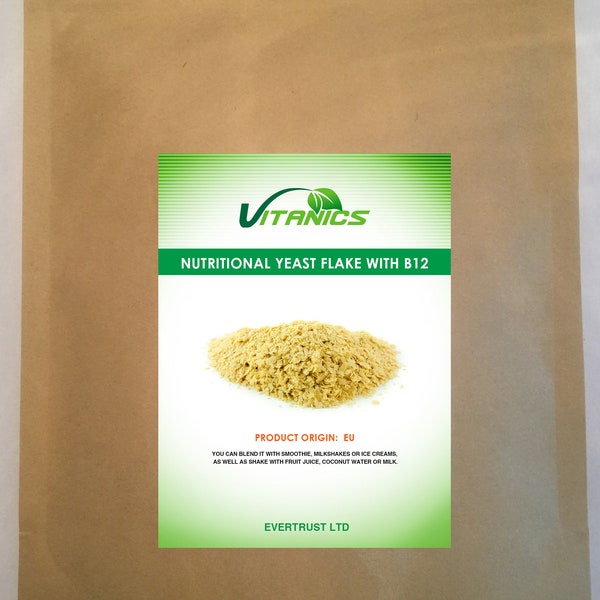 Premium Nutritional Yeast Flakes with B12