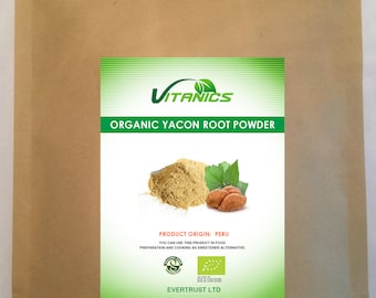 Raw Organic Yacon Root Powder