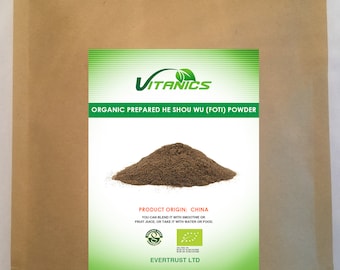Organic Prepared He Shou Wu (Foti) Root Powder