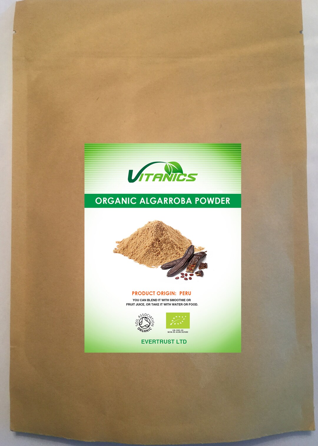 Organic Algarroba Powder peruvian Carob Etsy