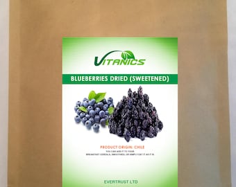 Blueberries Dried & Infused with Apple Juice