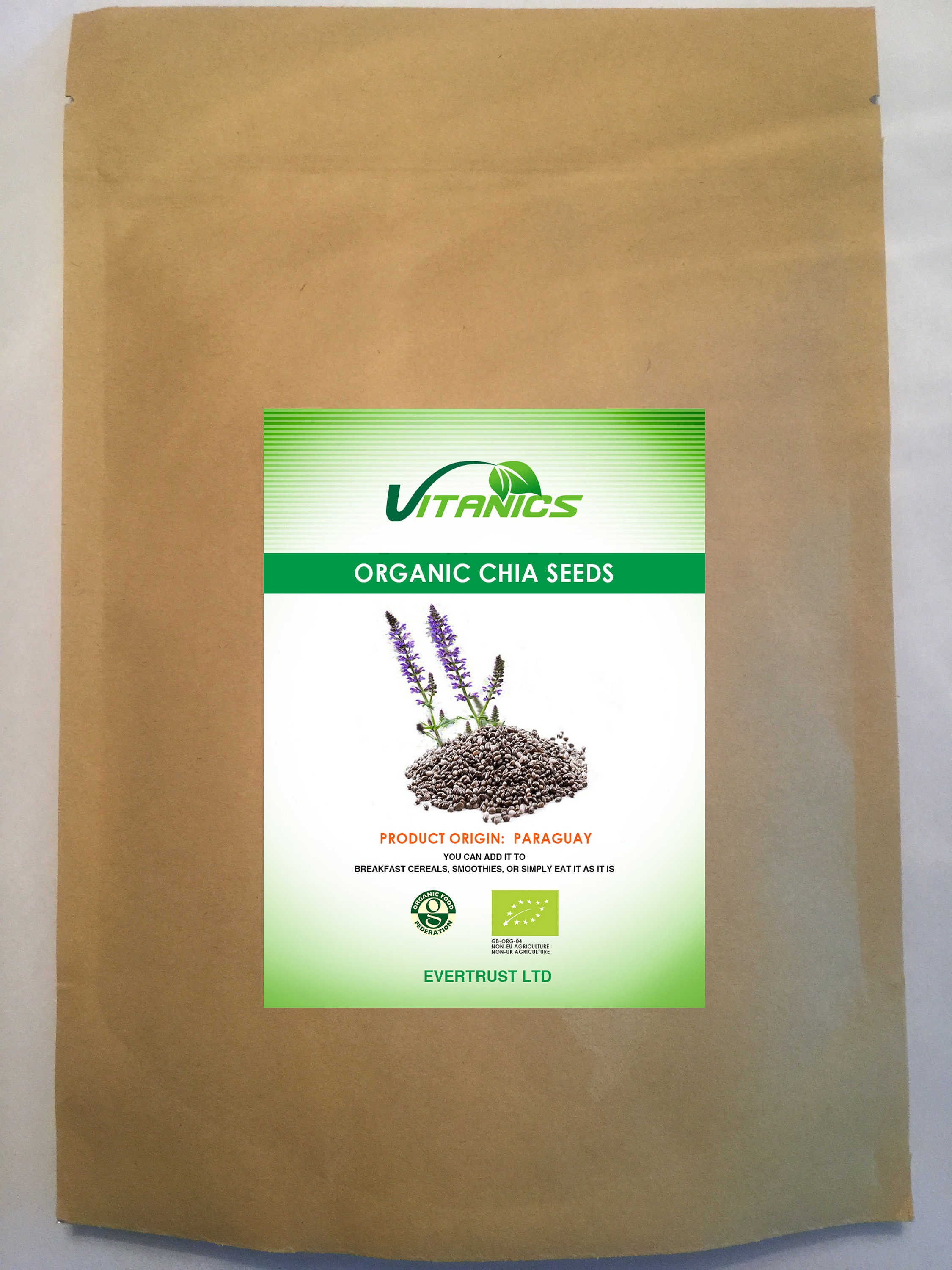 Raw Organic Chia Seeds - Etsy