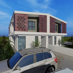 Two Storey Duplex plans | 3 bedrooms each house