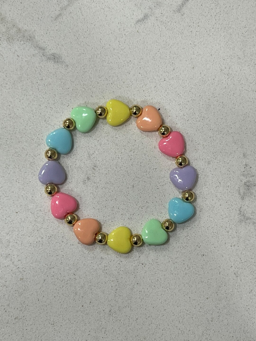 Rainbow Bracelet Luxe - Happy Heart main image 1