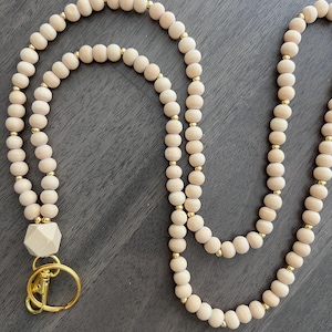 Custom wood lanyard - customize your name