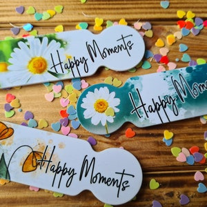 Happy Moments, Geschenk, Wagenlöser Einkaufschip, Abschiedsgeschenk, Frühling, Sommer