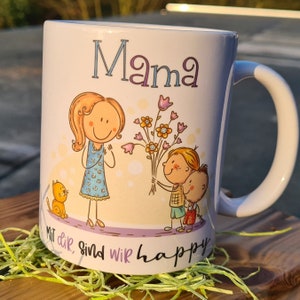 Für Mama, eine Muttertags Tasse, Superheldin Mama, Becher