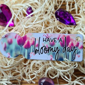 Happy Moments, Happy bloomy Day, Geschenk, Wagenlöser Einkaufschip, Abschiedsgeschenk, Frühling, Sommer, toller Tag