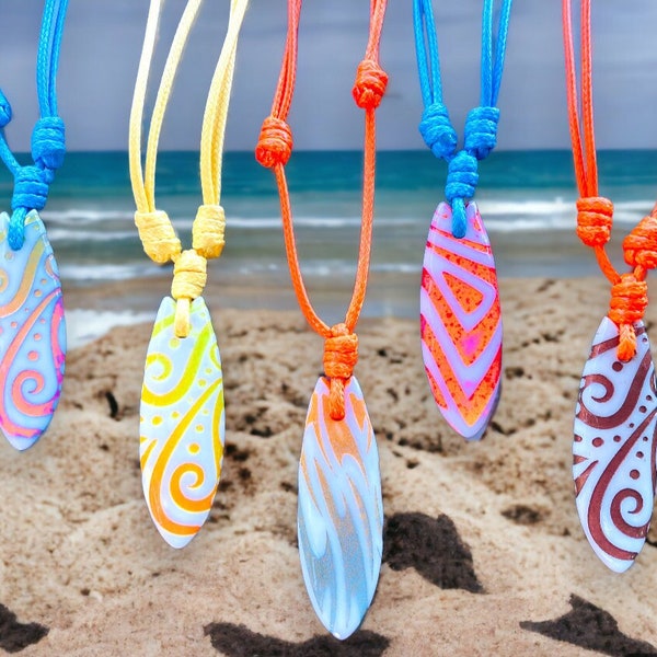 Surfboard Necklace Etsy