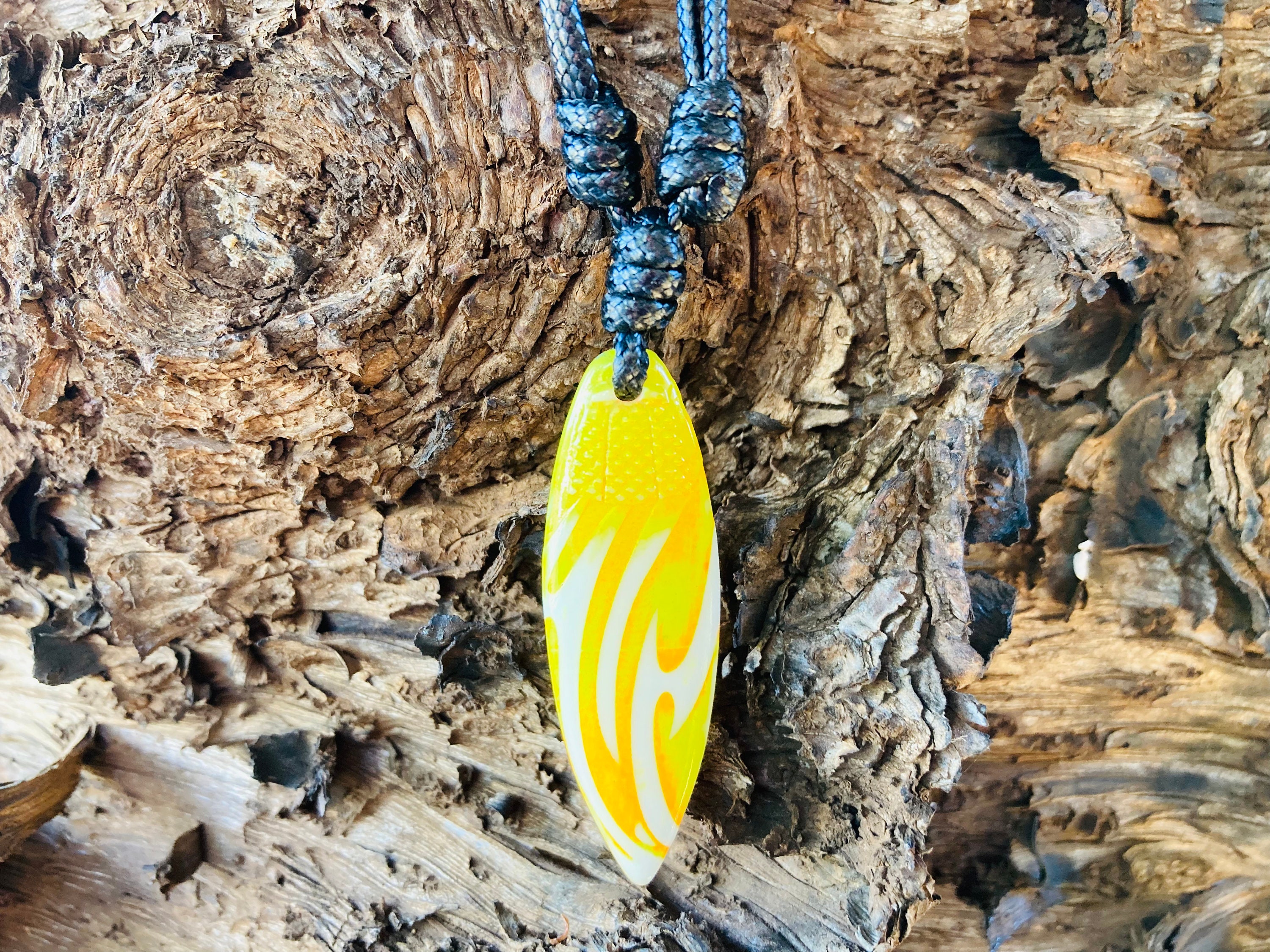 Ecofriendly Surfboard Necklace.perfect Gift for Surfers & Water Sports