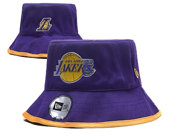 Lakers Bucket Hats - Etsy