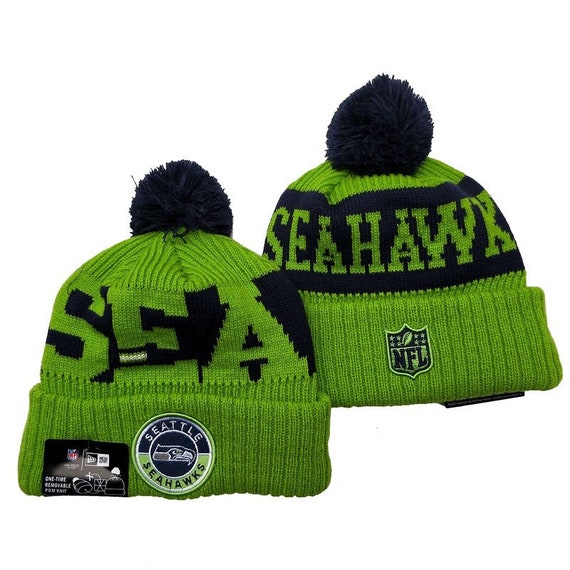 NFL Seattle Seahawks Sport Knit Beanie Winter Pom Hat