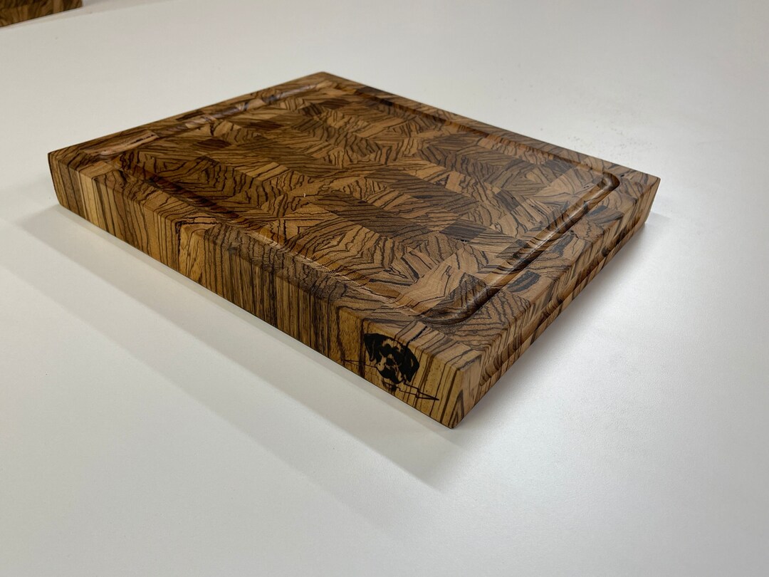 Zebrawood End Grain Cutting Boards Etsy