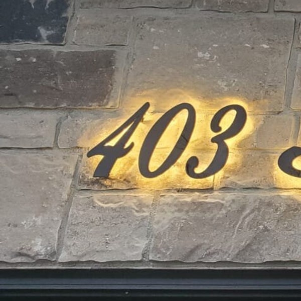 Led Address Sign Etsy