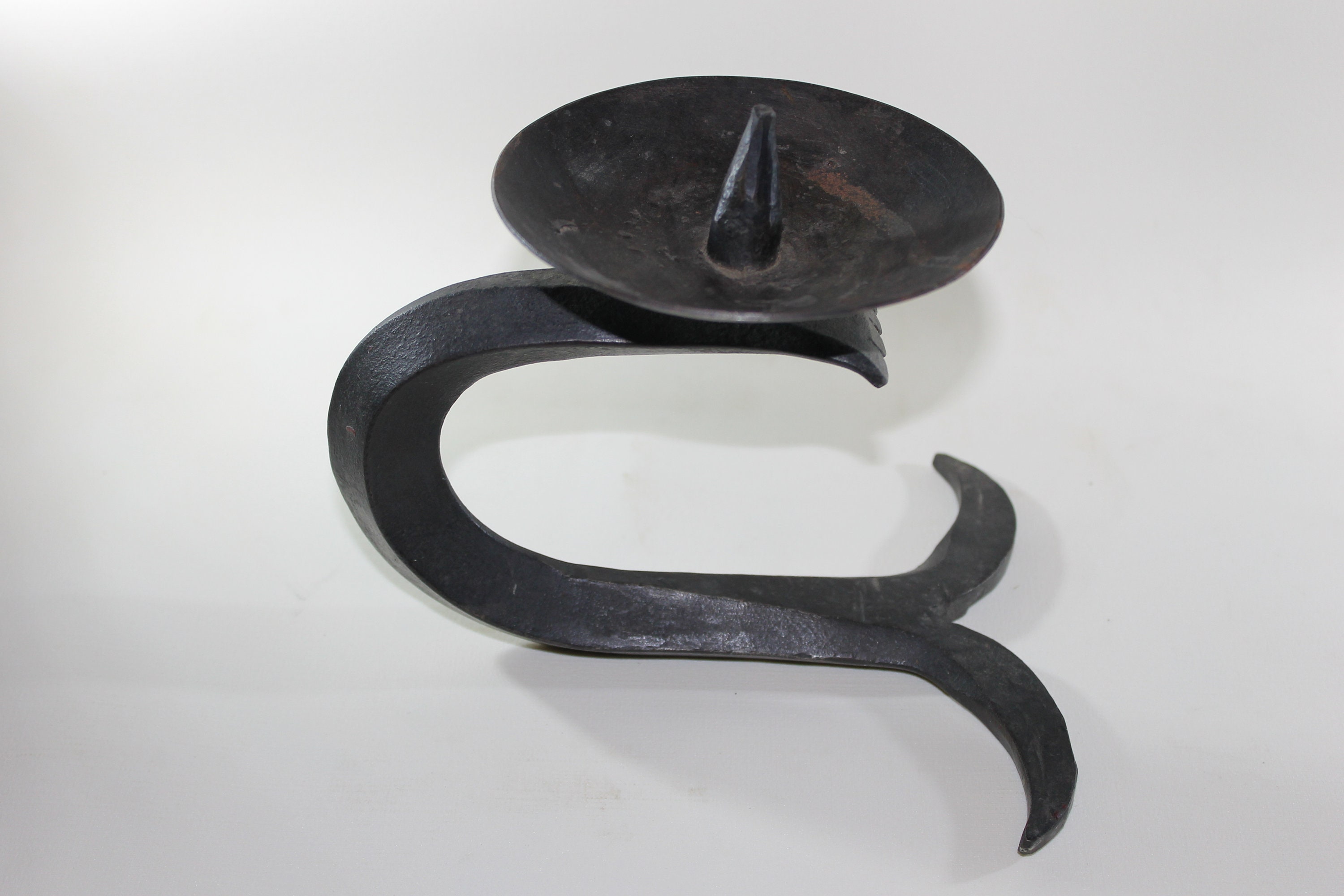 Bougeoir Fer Forgé Massif