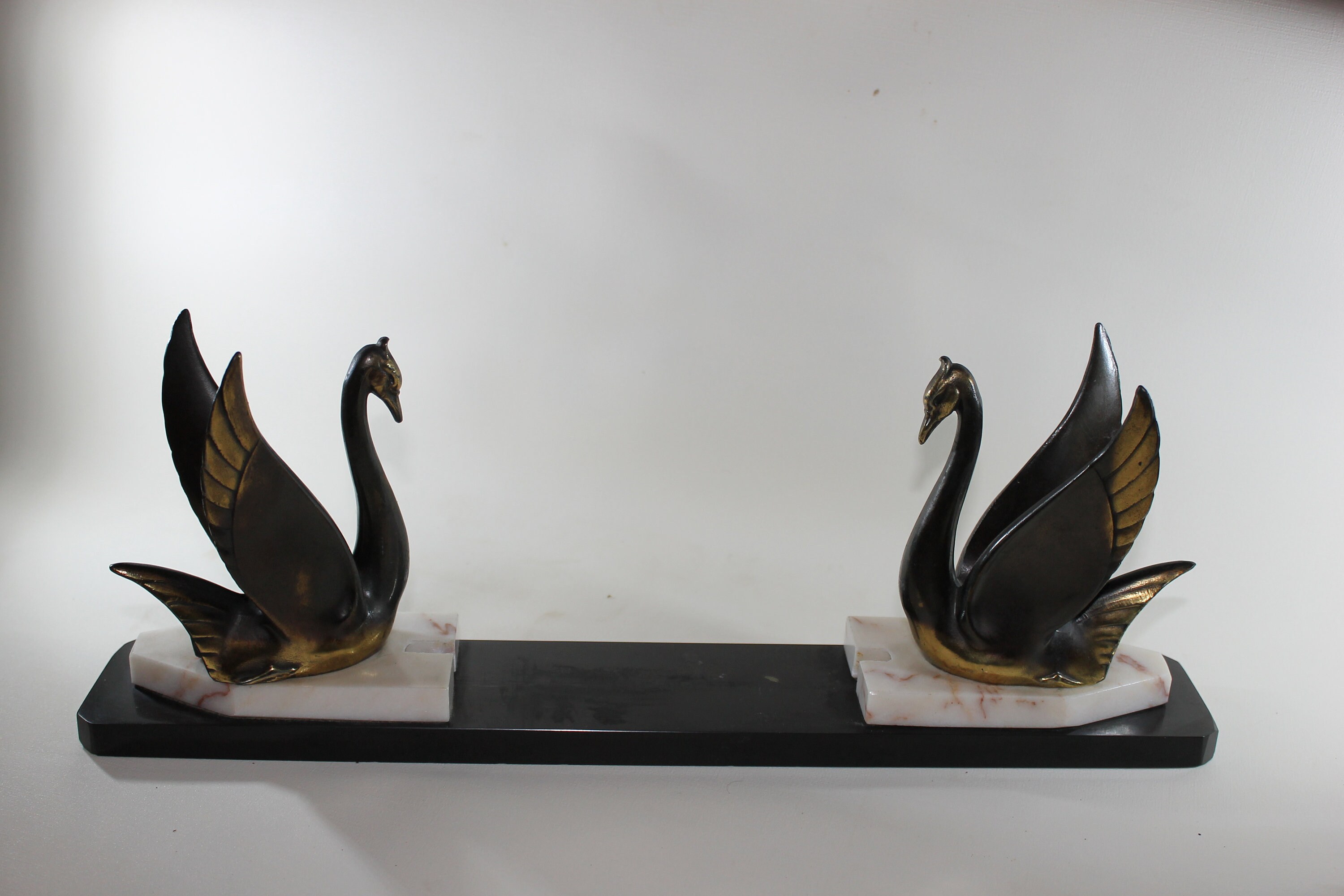 Support de Cadre Photo Ancien sur Marbre