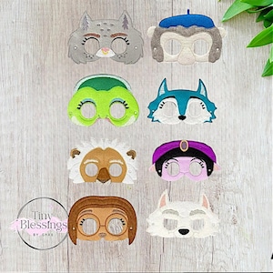 Singing Animals 2 Pretend Play Felt Masks