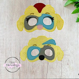 Mighty Boy and Girl Pretend Play Felt Masks