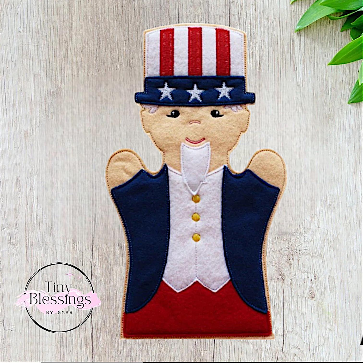 UNCLE SAM オールドデック　一個 Primitive Uncle Sam W/Blue Star Pocket of Twigs Weighted Base 13