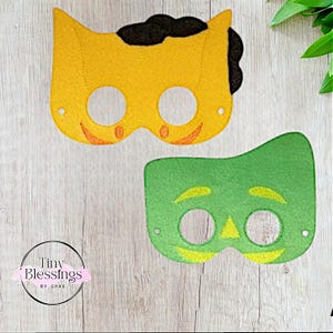 Gumby and Pokey Pretend Play Felt Masks