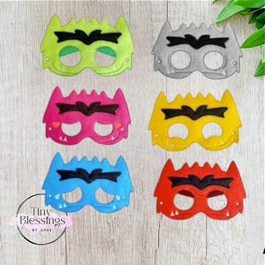 Color Monsters Pretend Play Felt Masks