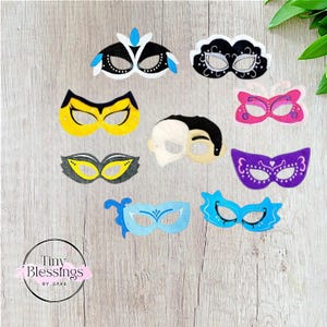 Masquerade Pretend Play Felt Masks