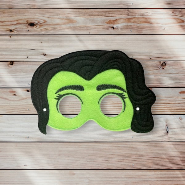 She Hulk Villian Pretend Play Felt Masks