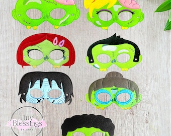Zombies fantasiespel vilten maskers