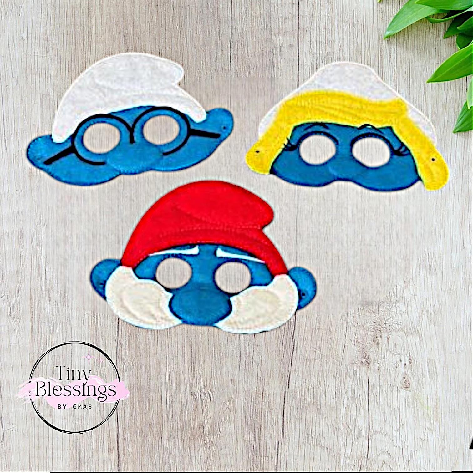 Smuff Mask Smurfette Face Mask