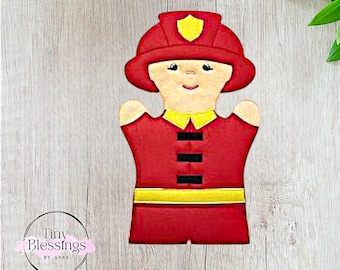 Marioneta de mano de bombero