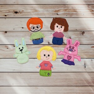 Bunny Family Felt Finger Puppets