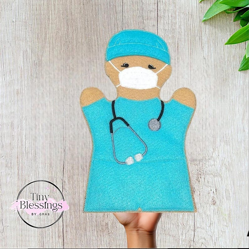 Doctor Hand Puppet - Etsy