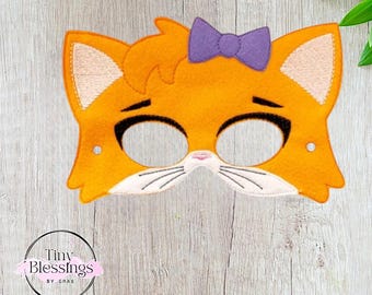 Brave Kitten Pretend Play Felt Mask