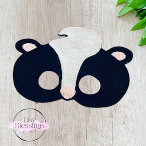 Skunk Pretend Play Felt Mask