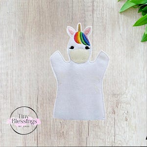 ユニコーンのハンドパペット