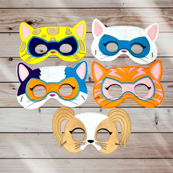 Wonderful Kitty Pretend Play Masks