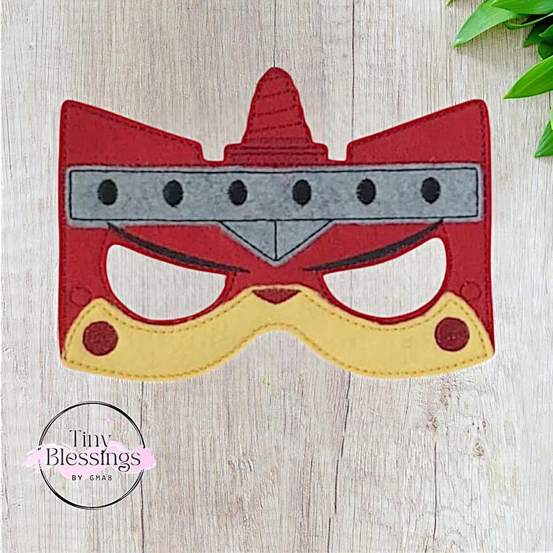 Block Heads Pretend Play Felt Mask - Etsy