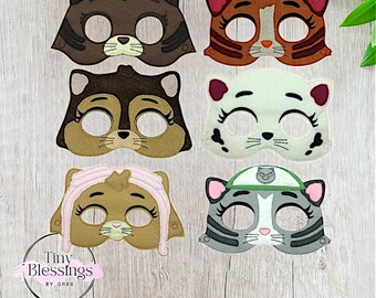 Kitty Kat Patrol Pretend Play Masks