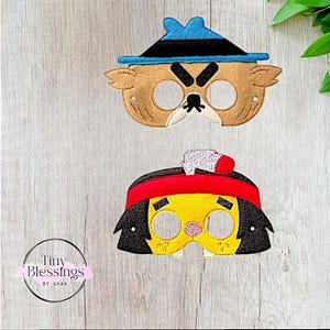 Colonel Kit and Go Go gopher Filzmasken