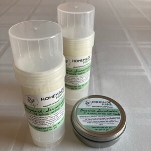 Organic Sunscreen. All natural, non-toxic, earth friendly. Safe for the whole family.